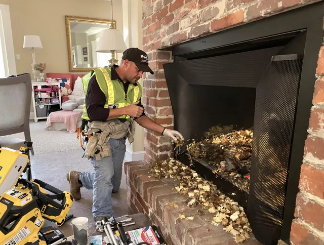Safe screening installation by Diamond Bar Chimney Sweep in Diamond Bar, CA