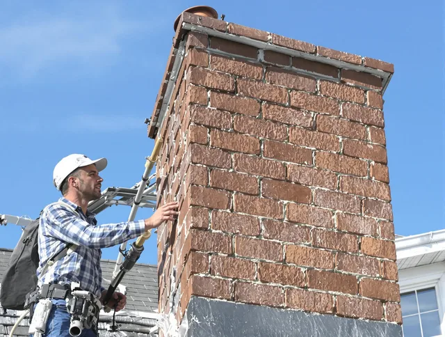 Brickwork for a chimney rebuild by Diamond Bar Chimney Sweep in Diamond Bar, CA
