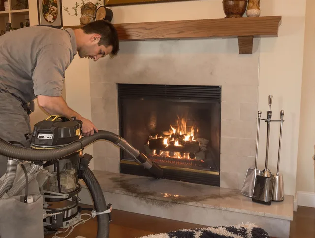 Routine fireplace upkeep by Diamond Bar Chimney Sweep in Diamond Bar, CA