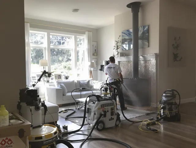 Soot removal service by Diamond Bar Chimney Sweep for a fireplace in Diamond Bar, CA